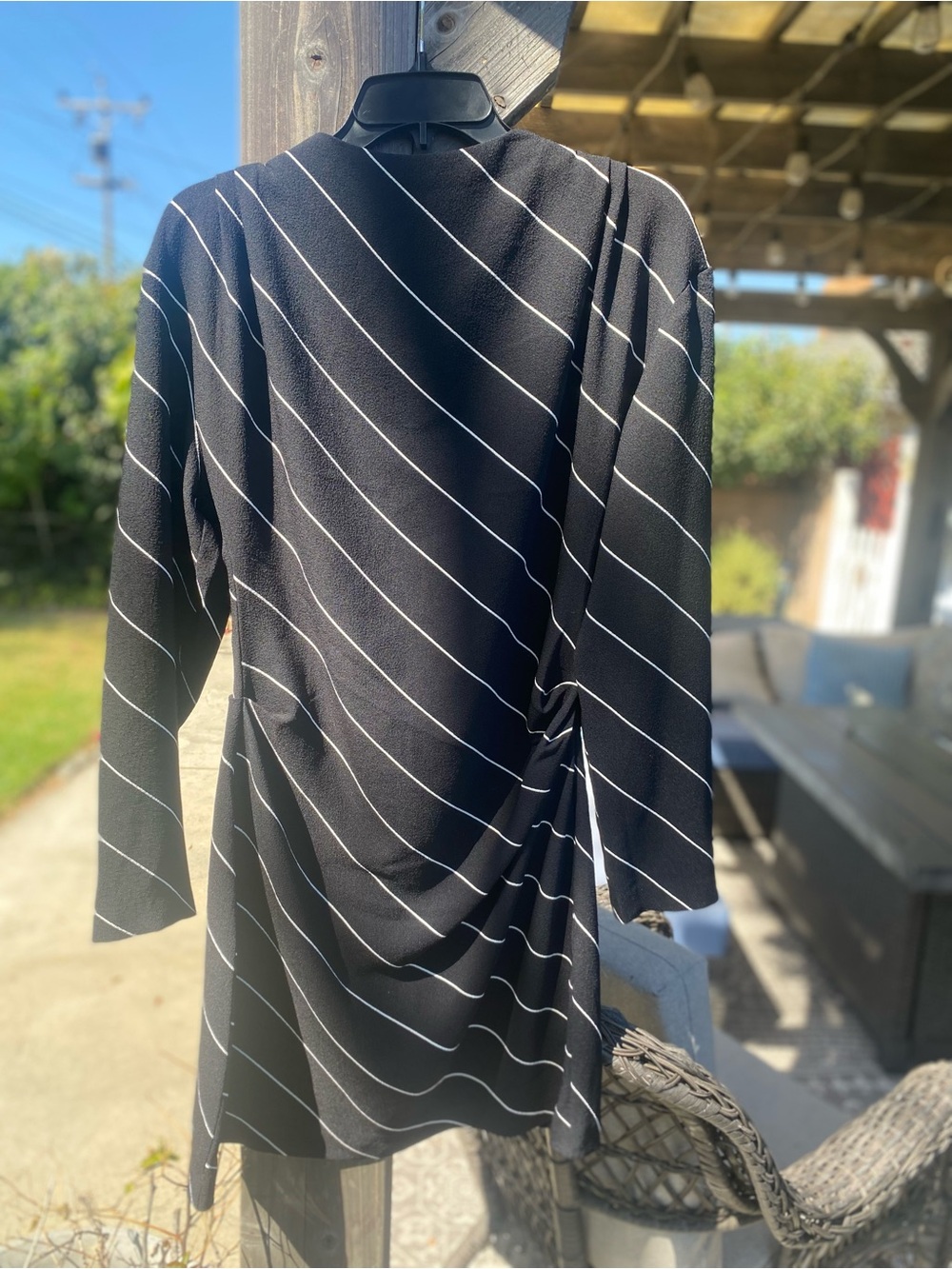 H&M Dress W/ Diagonal Stripes NWT